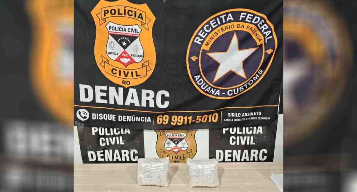 Endereço falso leva polícia a apreender mais de 1 kg de skunk em transportadora de Ji-Paraná