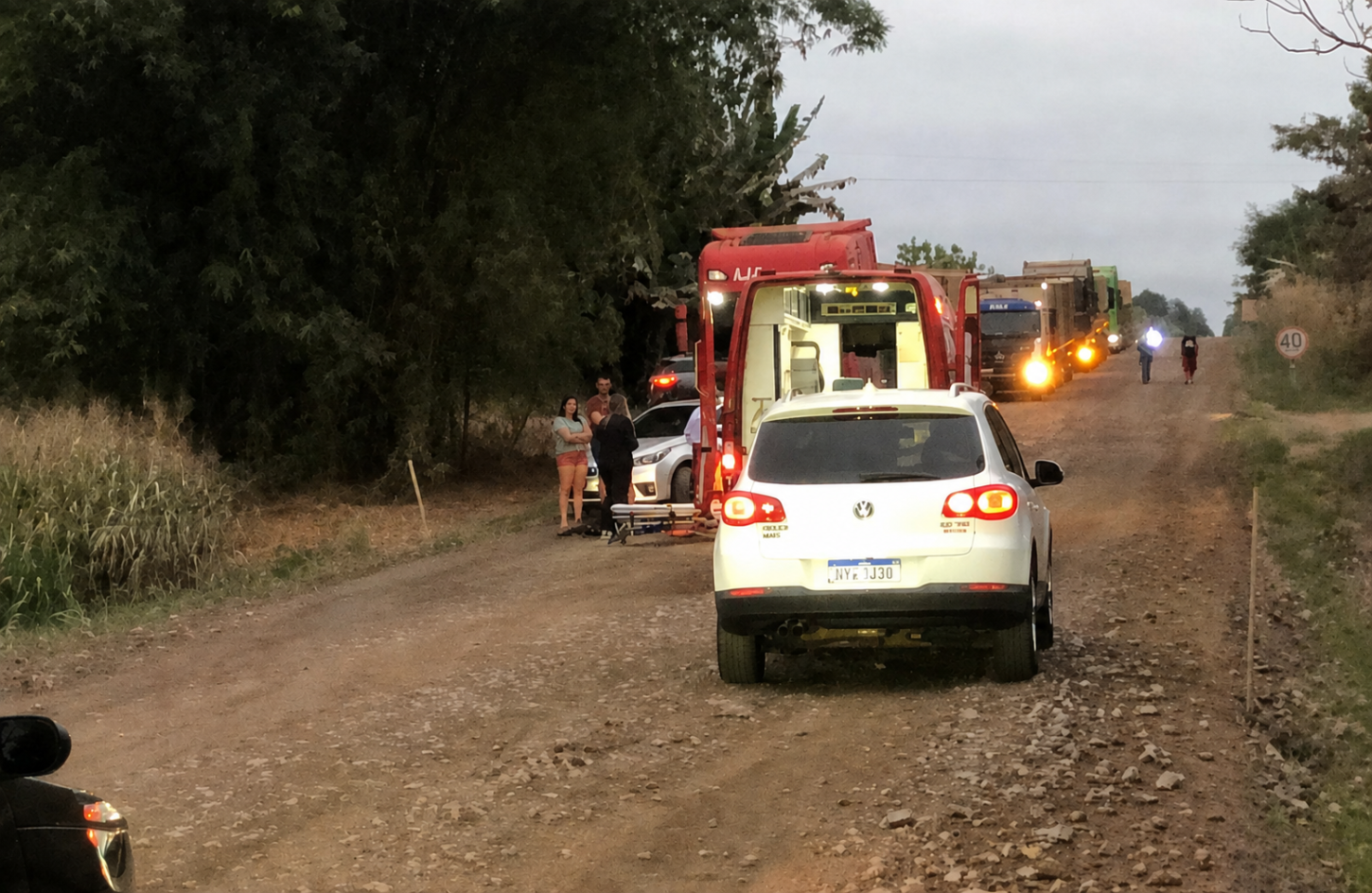 Motorista da SW4 presta depoimento e diz que não viu técnica de enfermagem caída na BR-435