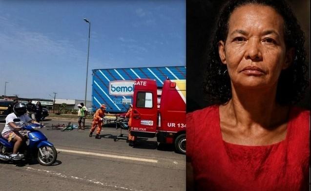 Mulher morre após ser atingida por carreta na BR-364