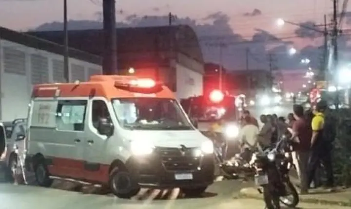 Ultrapassagem termina em colisão entre duas motos e deixa três feridos em Ji-Paraná